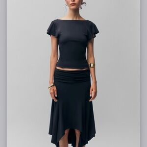 Guizio Soffiano Skirt